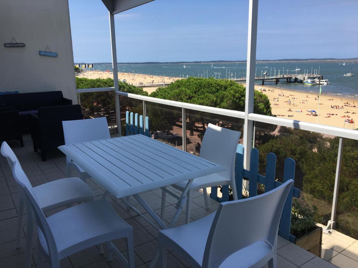 Appartement T3 Au Centre D'Arcachon Avec Vue Mer, Terrasse Et Parking Securise - Fr-1-374-74 المظهر الخارجي الصورة