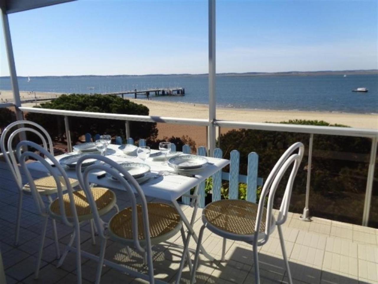 Appartement T3 Au Centre D'Arcachon Avec Vue Mer, Terrasse Et Parking Securise - Fr-1-374-74 المظهر الخارجي الصورة